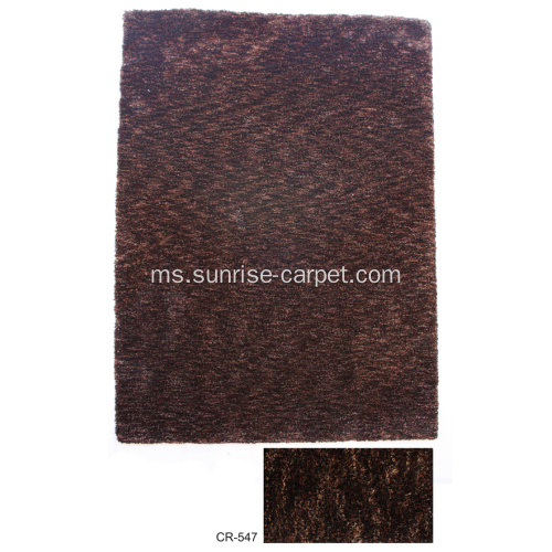 Microfiber Soft Shag warna campuran benang nipis